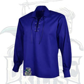 Jacobite Ghillie Shirt in Royal Blue | Battle of Kilts